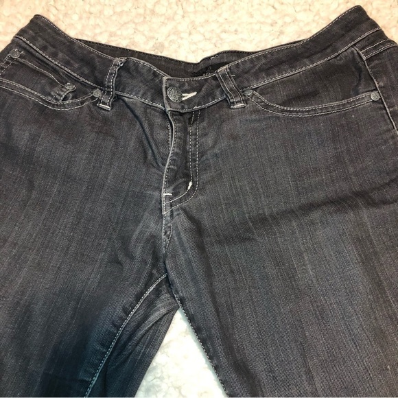 PRANA Indigo Grey Lightweight Denim Jeans Womens Size 6/28 Flaws See Pics - Picture 4 of 11